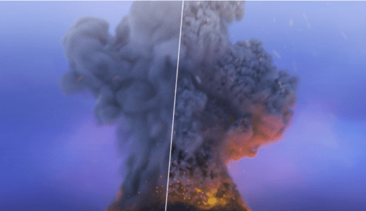 煙でイラストを描く!流体と絵の鮮やかな合