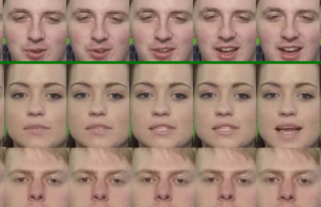 一枚の画像と音声から音声に合わせた顔を生