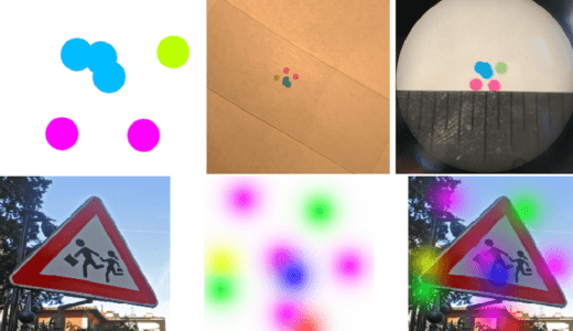 カメラにシールを貼るだけでディープラーニ